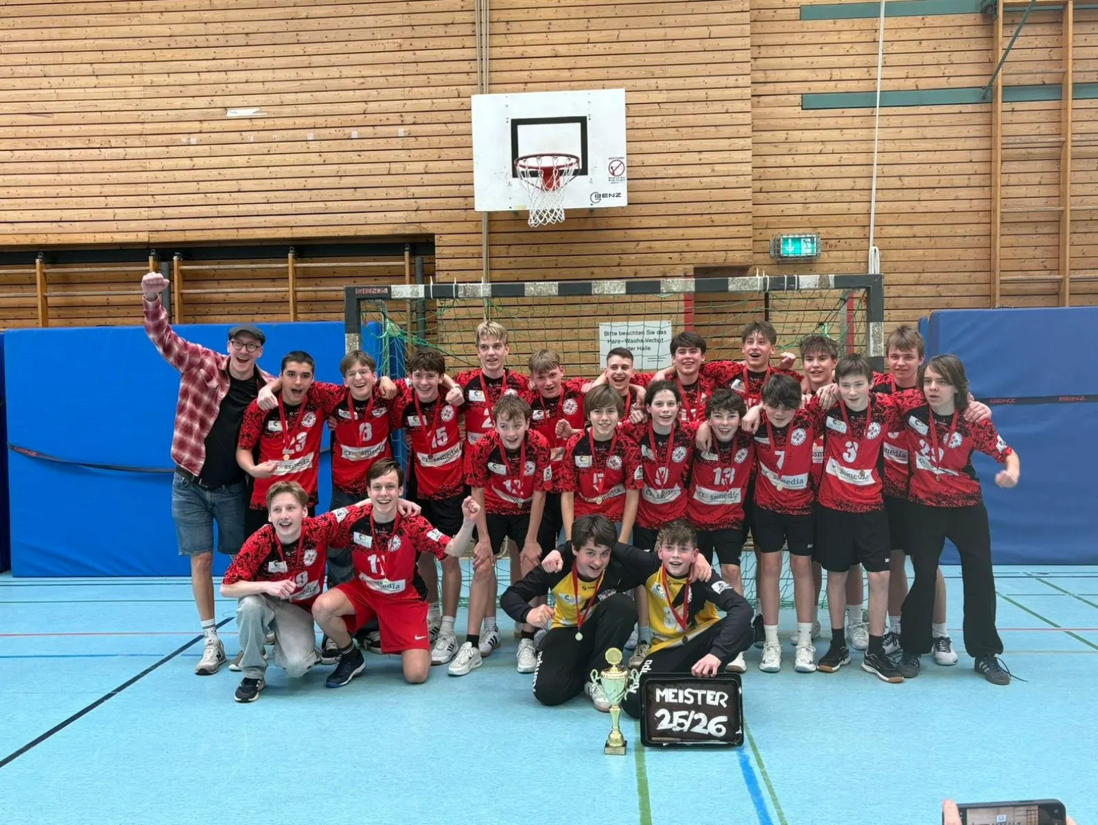 C-Jugend der SG Freiburg Süd feiert die Meisterschaft 2026